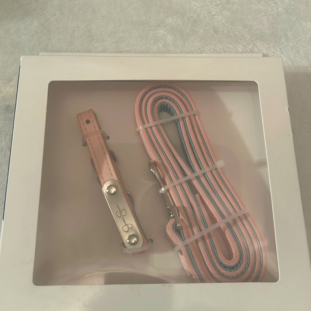 Jessica Simpson Leash & Collar Set